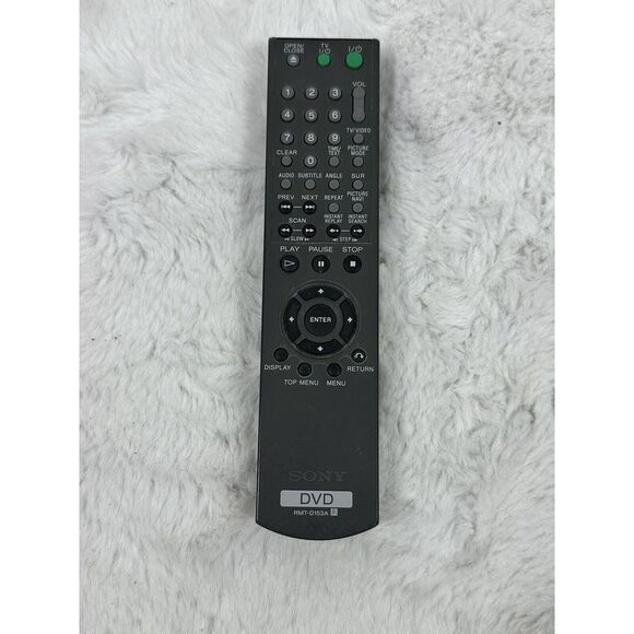 Sony DVD RMT-D152A Remote Control for RMTD175A RMT-D165A RMT-D165P RMT-D166P - Picture 1 of 4